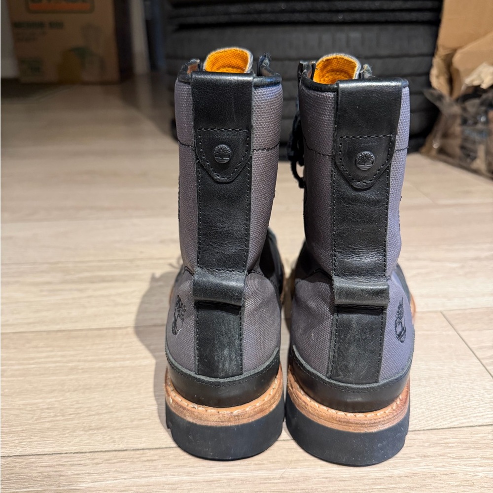 Timberland Men's Black and Gray Lace-Up Boots - Picture 3 of 6